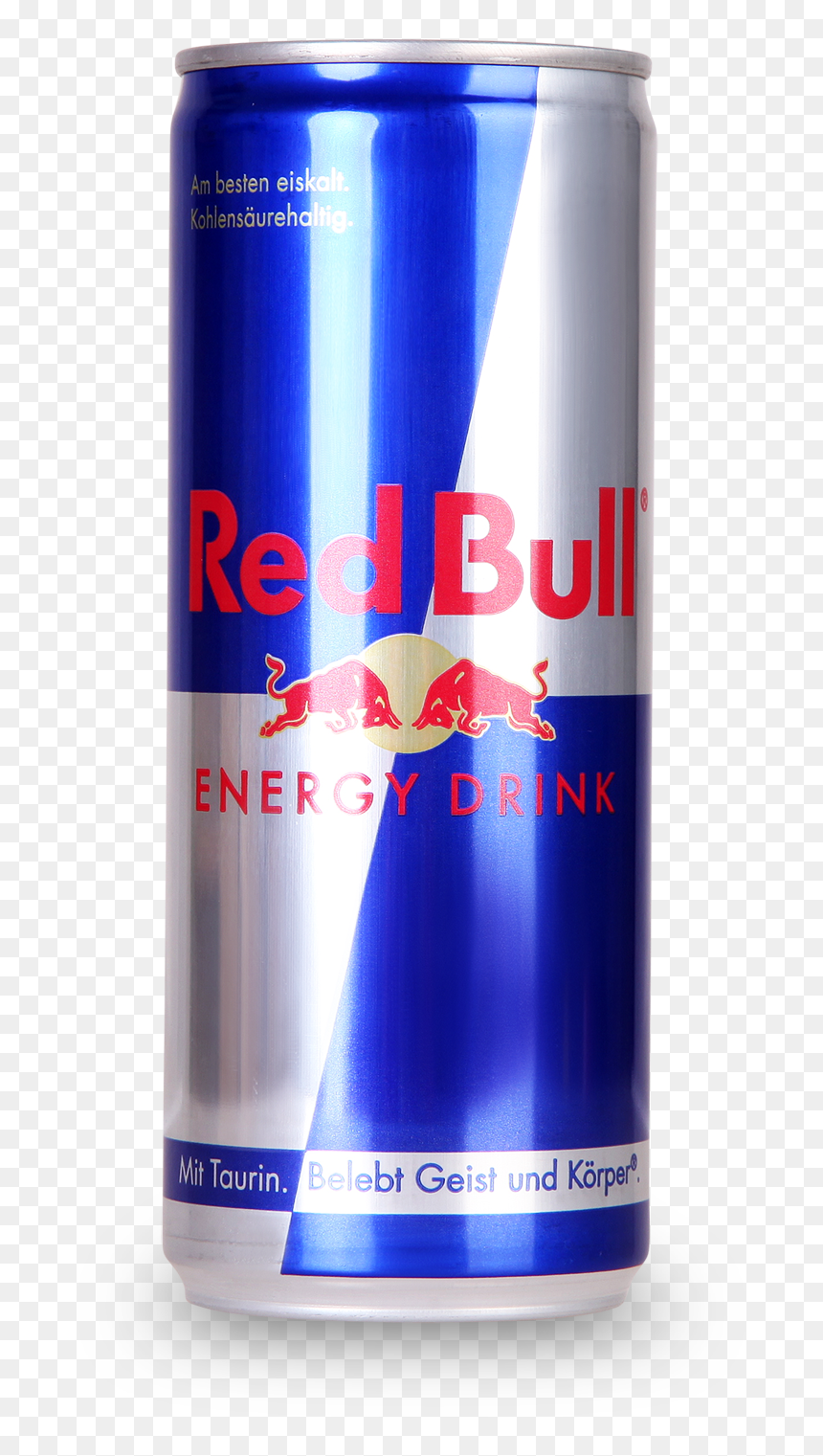 Photo of a Redbull can.